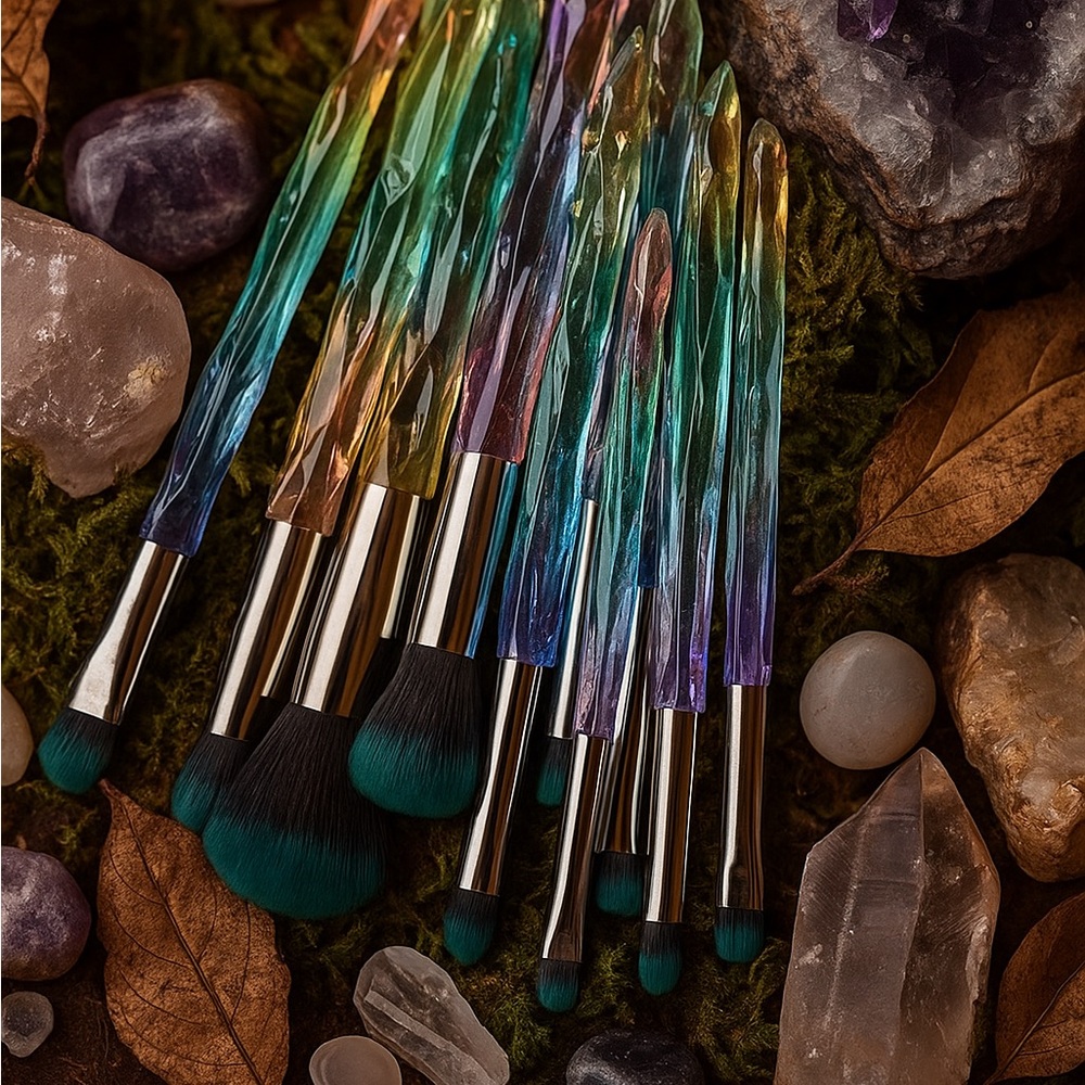 Colorful Makeup Brush Set